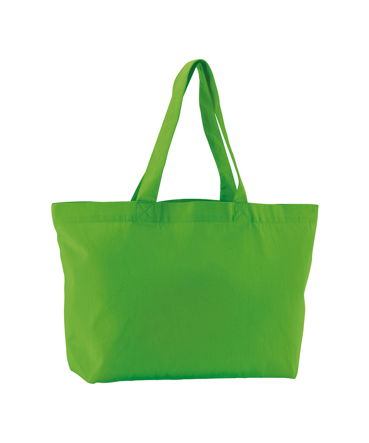 Tryck din logga på Väskor från Westford Mill - Anpassa EarthAware Organic Twill Shopper i färgen Ljusgrön One Size för företag, föreningar och privatpersoner