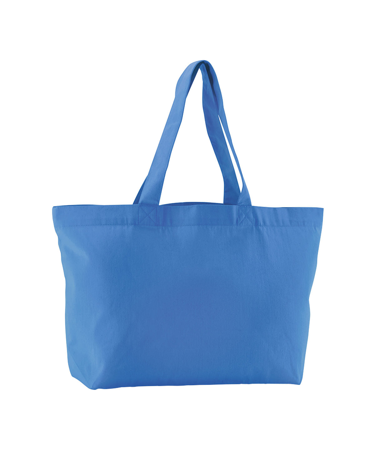 Tryck din logga på Väskor från Westford Mill - Anpassa EarthAware Organic Twill Shopper i färgen Ljusblå One Size för företag, föreningar och privatpersoner