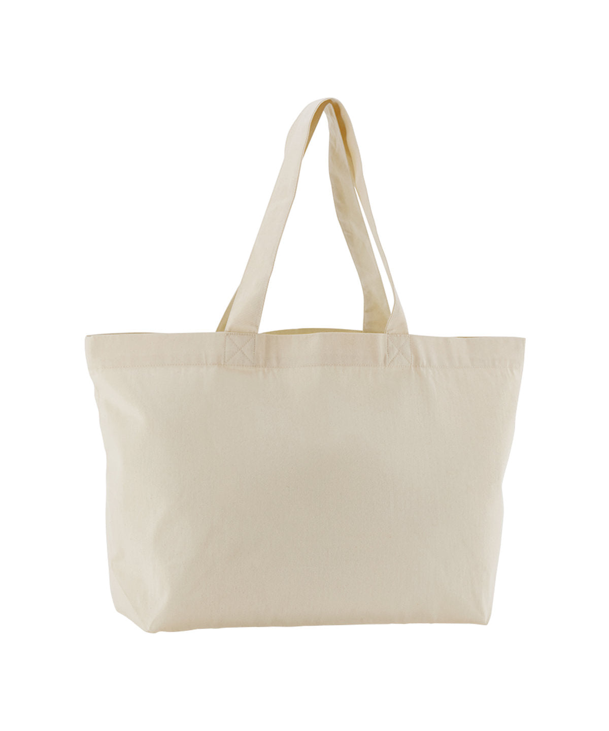 Tryck din logga på Väskor från Westford Mill - Anpassa EarthAware Organic Twill Shopper i färgen Naturligt One Size för företag, föreningar och privatpersoner