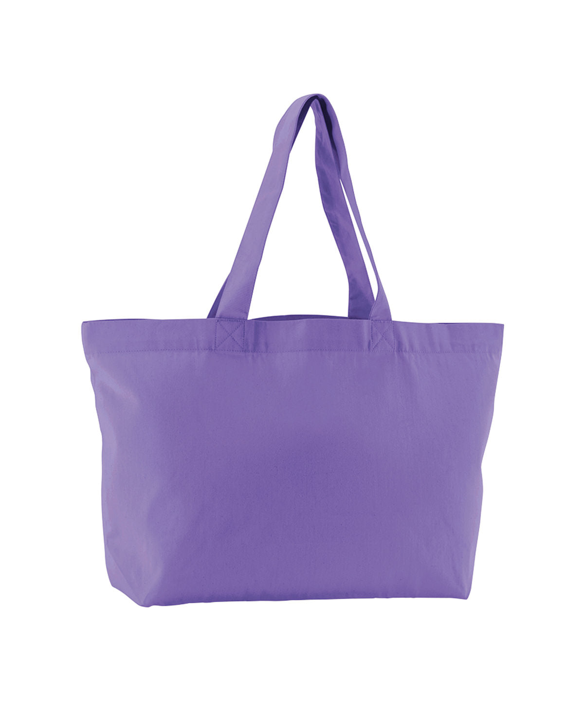 Tryck din logga på Väskor från Westford Mill - Anpassa EarthAware Organic Twill Shopper i färgen Ljus lila One Size för företag, föreningar och privatpersoner