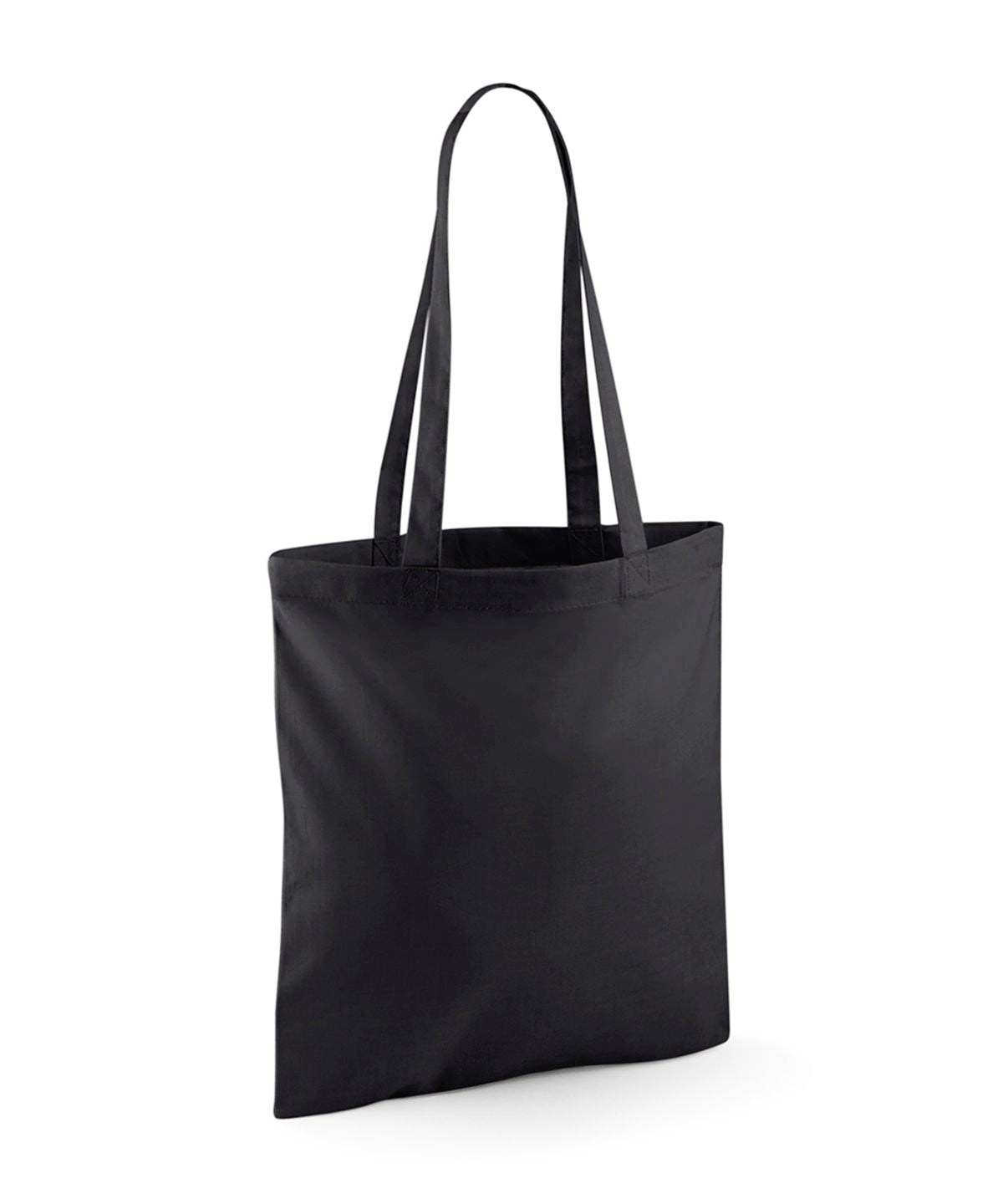 Tryck din logga på Väskor från Westford Mill - Anpassa Westford Mill - Recycled Cotton Tote i färgen Svart One Size för företag, föreningar och privatpersoner