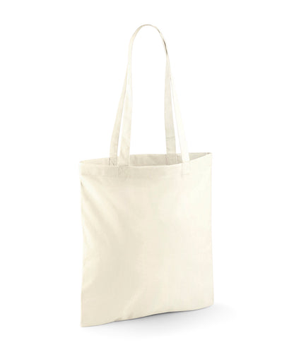 Tryck din logga på Väskor från Westford Mill - Anpassa Westford Mill - Recycled Cotton Tote i färgen Naturligt One Size för företag, föreningar och privatpersoner