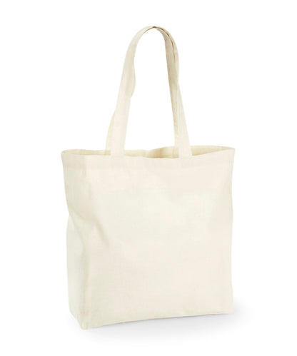 Tryck din logga på Väskor från Westford Mill - Anpassa Westford Mill - Recycled Cotton Maxi Tote i färgen Naturligt One Size för företag, föreningar och privatpersoner
