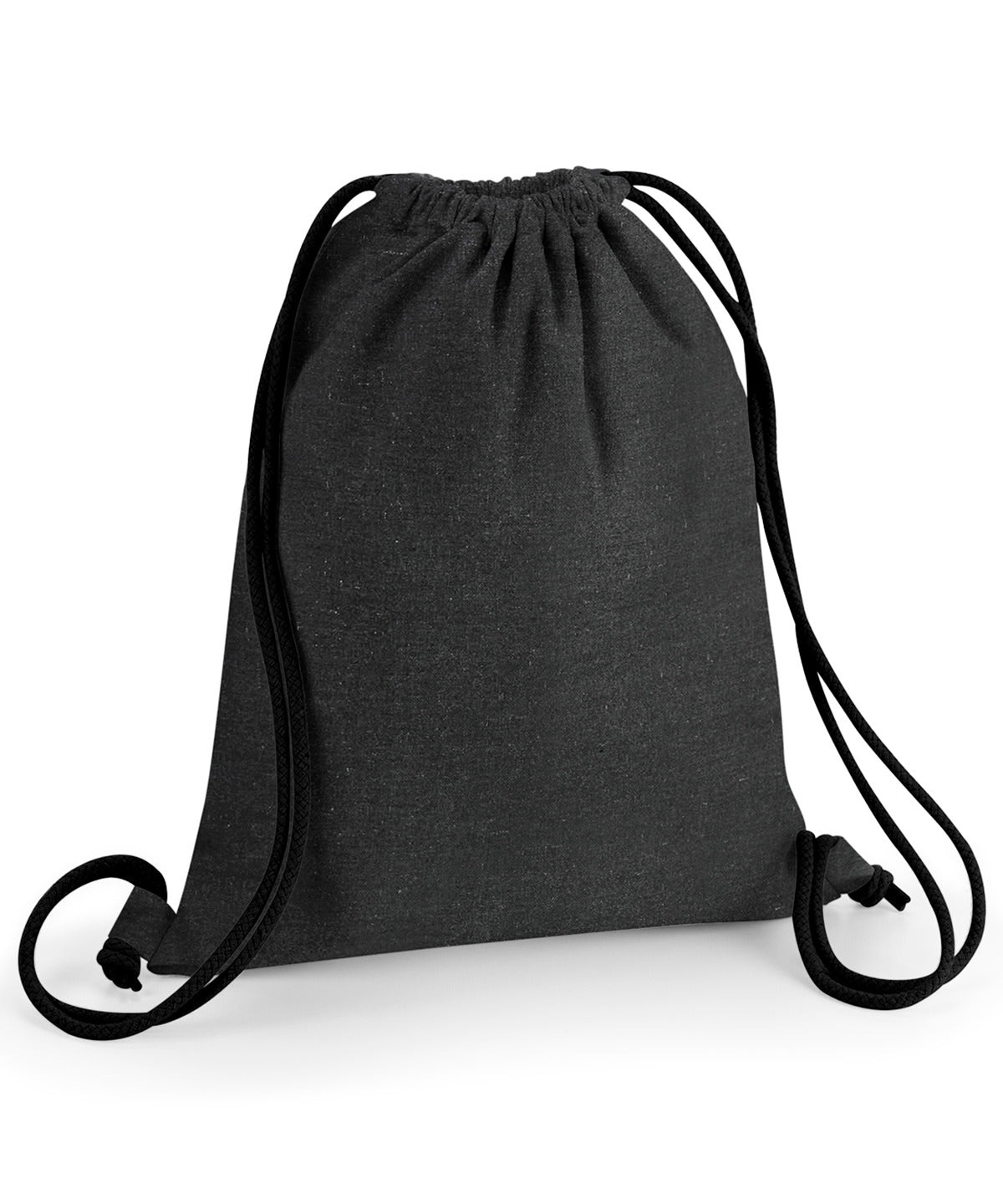 Tryck din logga på Väskor från Westford Mill - Anpassa Revive Recycled Gymsac i färgen Svart One Size för företag, föreningar och privatpersoner