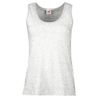 Tryck din logga på från Impala Print Shop - Anpassa FRUIT OF THE LOOM Women's valueweight vest 61-376-0 i färgen Vitt för företag, föreningar och privatpersoner