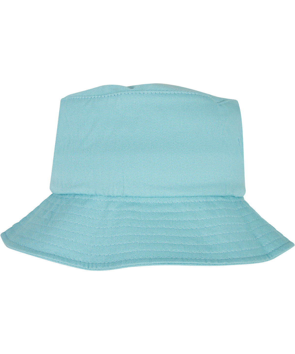 Tryck din logga på Hattar från Flexfit by Yupoong - Anpassa Flexfit bucket hat i bomullstwill i färgen Ljusblå One Size för företag, föreningar och privatpersoner