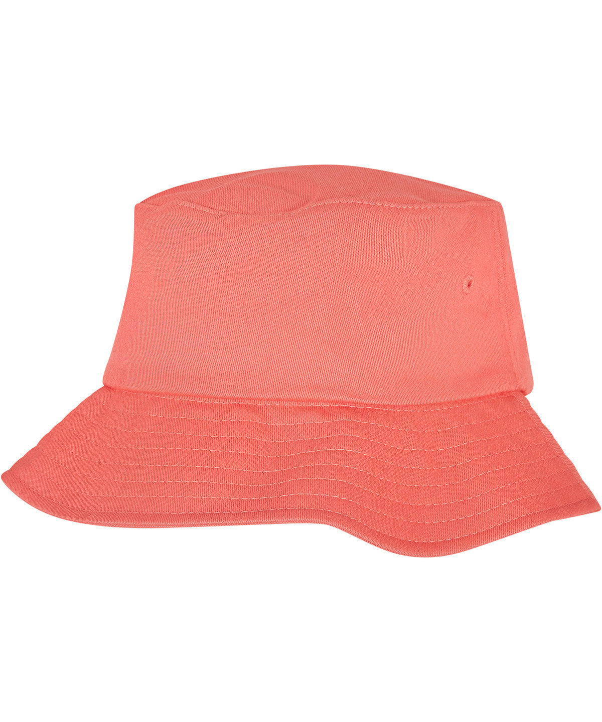 Tryck din logga på Hattar från Flexfit by Yupoong - Anpassa Flexfit bucket hat i bomullstwill i färgen Ljusröd One Size för företag, föreningar och privatpersoner