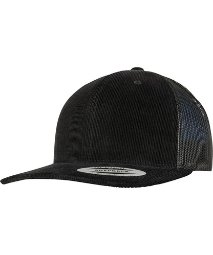 Tryck din logga på Kepsar från Flexfit by Yupoong - Anpassa Retro trucker i manchester i färgen för företag, föreningar och privatpersoner