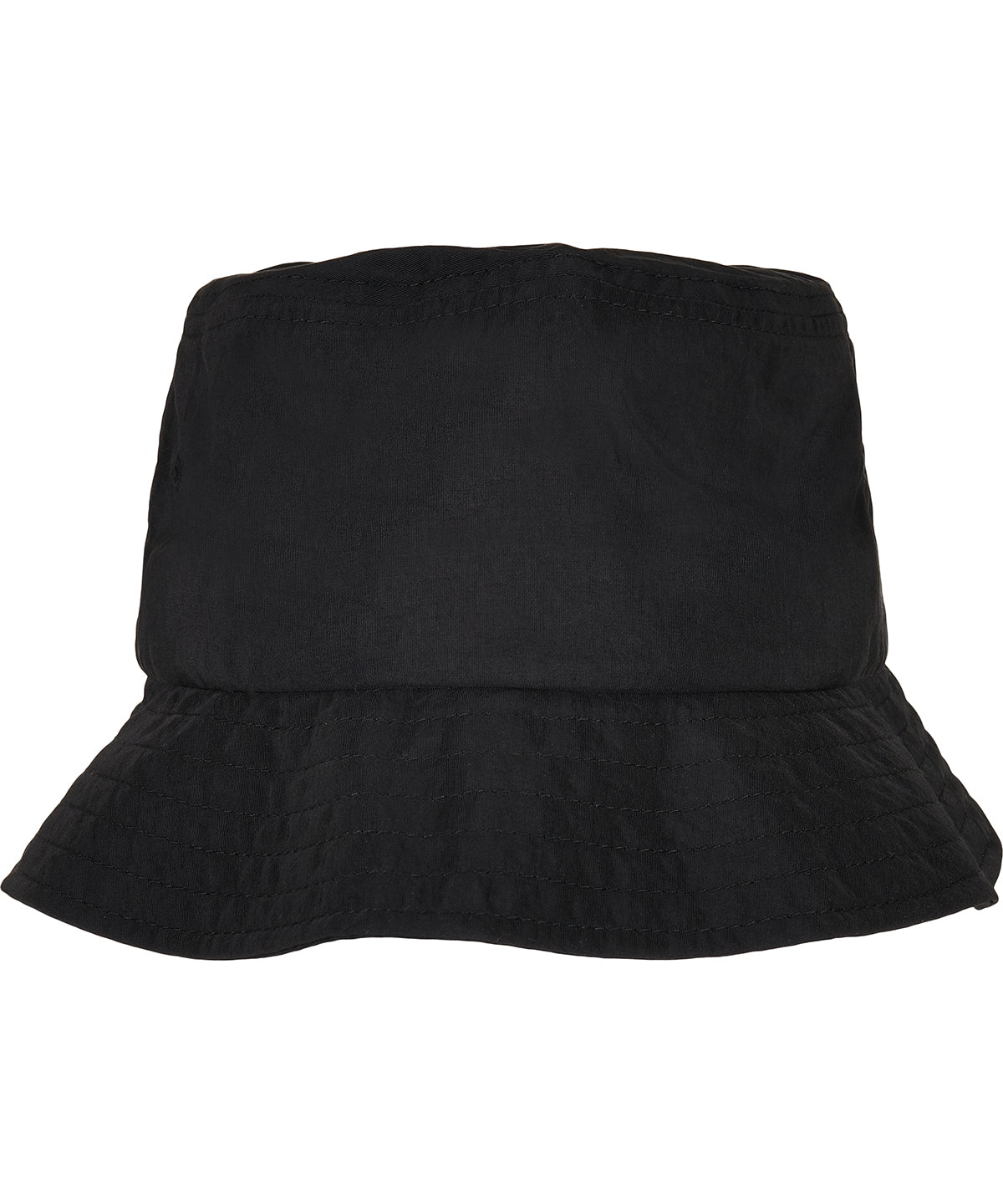 Tryck din logga på Hattar från Flexfit by Yupoong - Anpassa Vattenavvisande bucket hat i färgen Svart One Size för företag, föreningar och privatpersoner