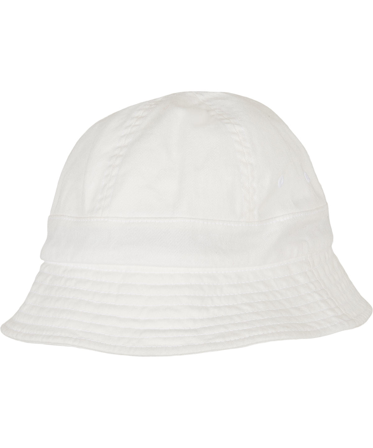 Tryck din logga på Hattar från Flexfit by Yupoong - Anpassa Eco tvätt flexfit ingen topp tennis hatt i färgen Vit One Size för företag, föreningar och privatpersoner