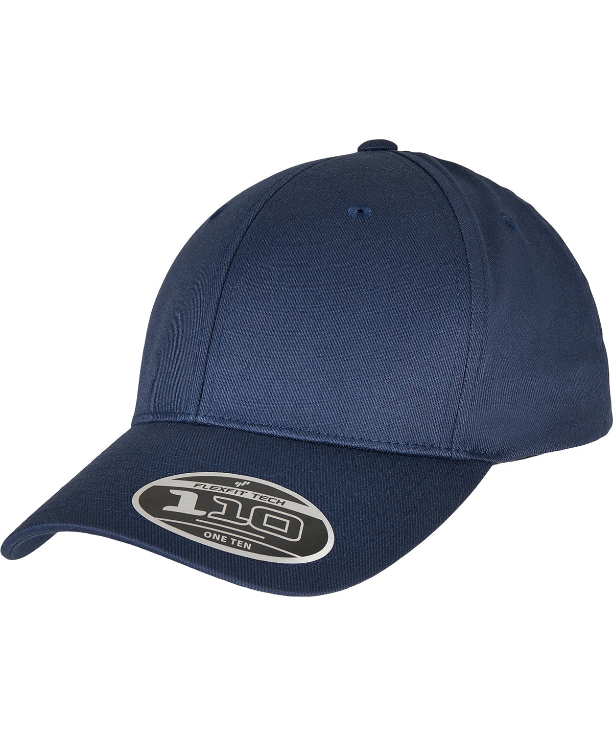 Tryck din logga på Kepsar från Flexfit by Yupoong - Anpassa Flexfit 110 snapback med böjt visir i färgen Marinblå One Size för företag, föreningar och privatpersoner
