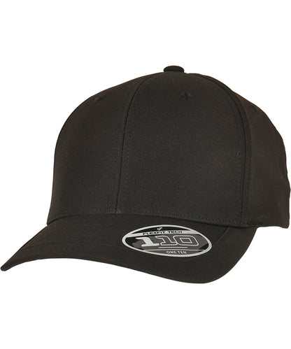 Tryck din logga på Kepsar från Flexfit by Yupoong - Anpassa 110 Flexfit Ripstop snapback i färgen Svart One Size för företag, föreningar och privatpersoner