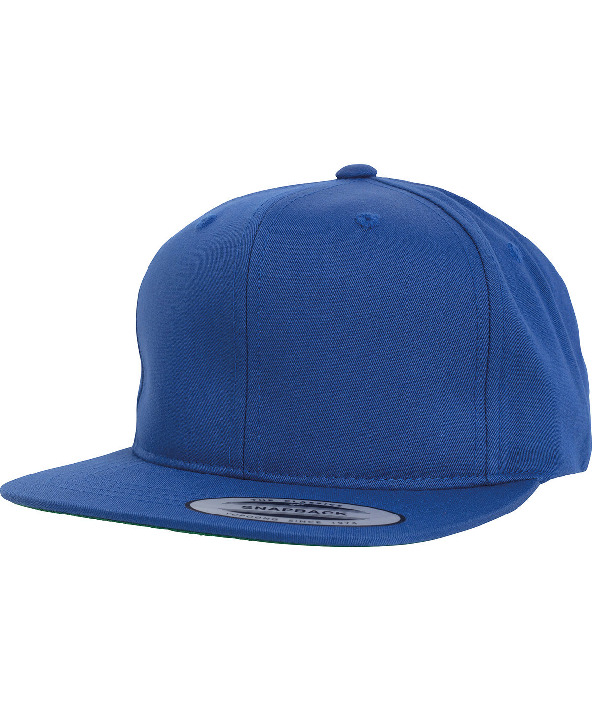 Tryck din logga på Kepsar från Flexfit by Yupoong - Anpassa YP - Pro-style twill snapback keps för ungdomar i färgen Royal One Size för företag, föreningar och privatpersoner