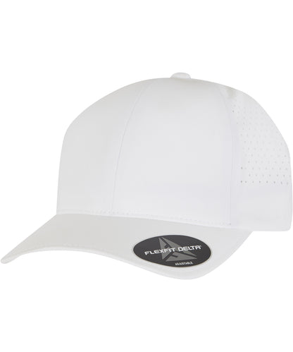 Tryck din logga på Kepsar från Flexfit by Yupoong - Anpassa Flexfit YP - Delta snapback i färgen Vit One Size för företag, föreningar och privatpersoner