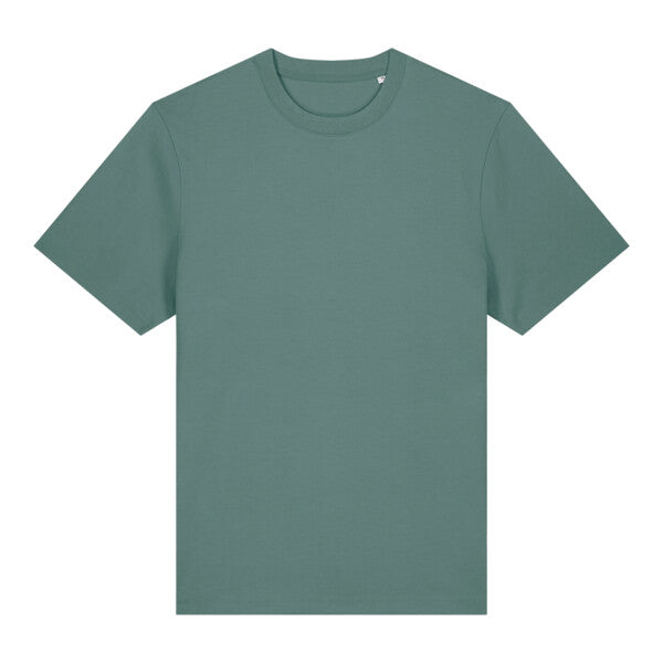 Tryck din logga på T-shirts design från Stanley/Stella - Anpassa Stanley/Stella Sparker 2.0 – Premium Heavy T-shirt i Ekologisk Bomull i färgen Green Bay 2XS för företag, föreningar och privatpersoner