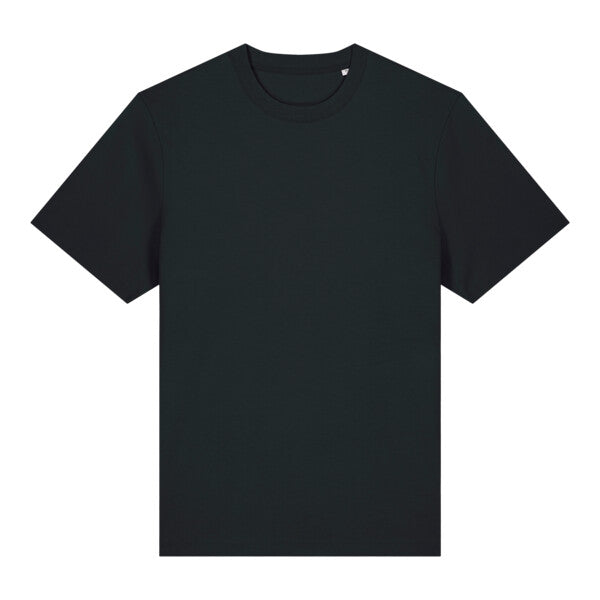 Tryck din logga på T-shirts design från Stanley/Stella - Anpassa Stanley/Stella Sparker 2.0 – Premium Heavy T-shirt i Ekologisk Bomull i färgen Black 2XS för företag, föreningar och privatpersoner